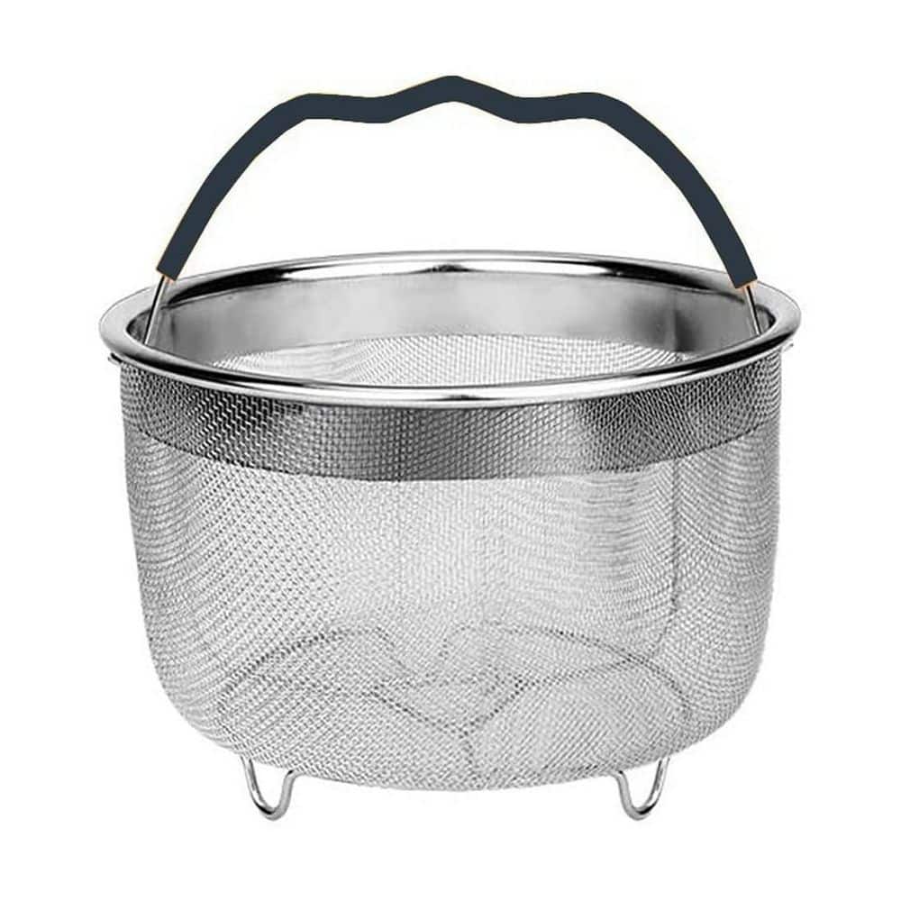 Black Stainless Steel Mesh Steamer Basket with Upgraded Handle for 6 Quart Pressure Cooker, Easy to Use price history on PriceWatchPro