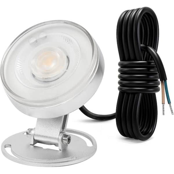 LED Underwater Pond Light 12V 3000K Warm White IP68 Waterproof Fountain Landscape Lamp for Pool Waterfall Pond