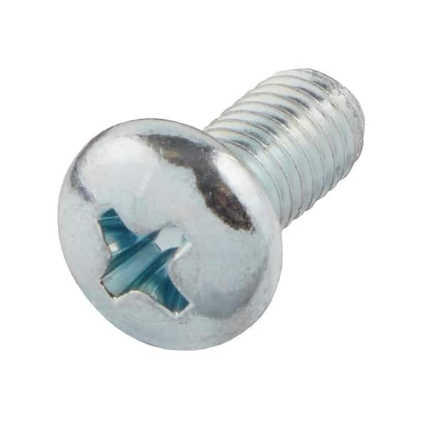 Everbilt M5-0.8x10mm Zinc Pan Head Phillips Drive Machine Screw 2-Pieces