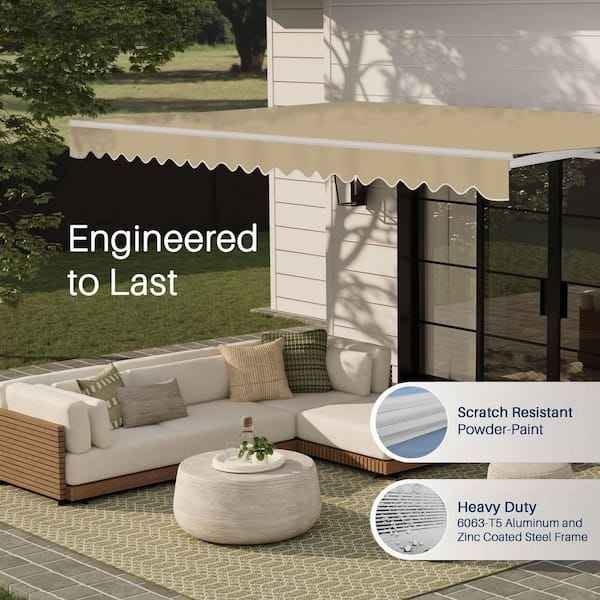 Reviews for ALEKO 20 ft. Caribbean Polyester Motorized Retractable
