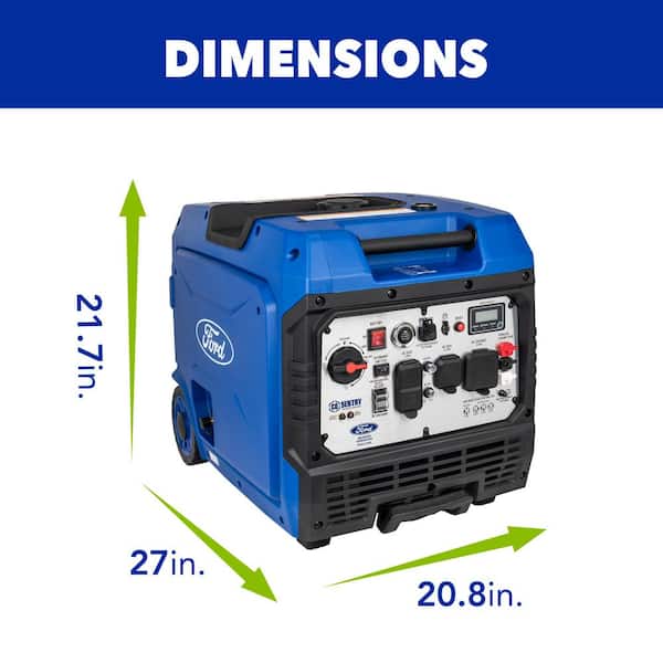 Ford Dual Fuel Electric/Remote Start 7750-Watt Inverter Generator