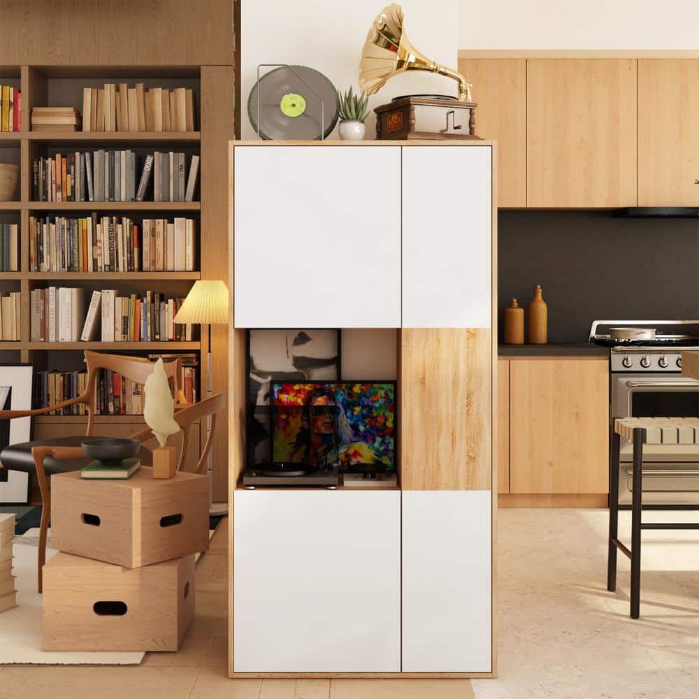 EKET Cabinet with 2 doors and shelf, white - IKEA