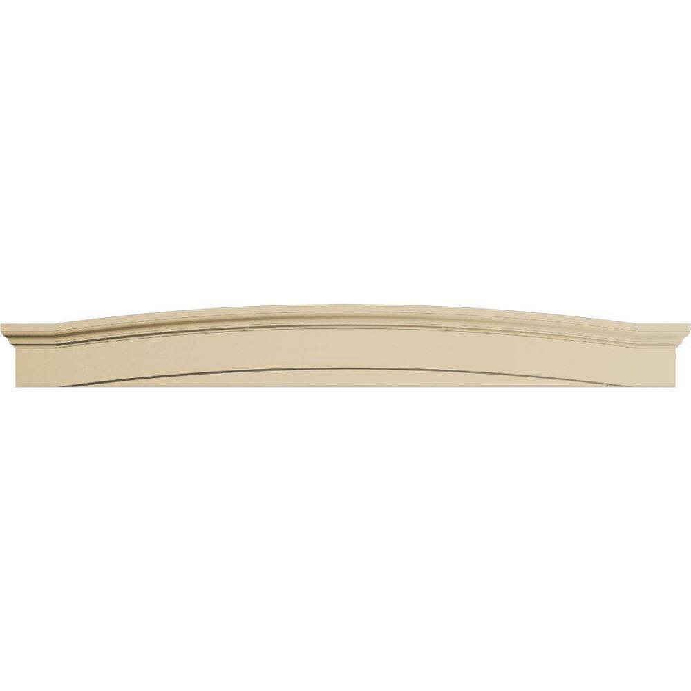 84 in. W x 10-1/2 in. H x 3 in. P Eyebrow Signature Urethane Pediment, Primed Tan price history on PriceWatchPro