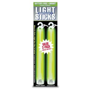 Green 8 Hour Lightstick (2-Pack)