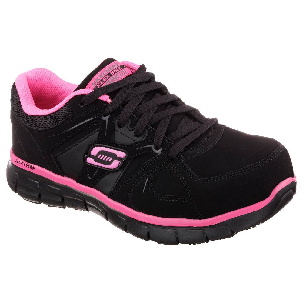 skechers steel toe tennis shoes for womens
