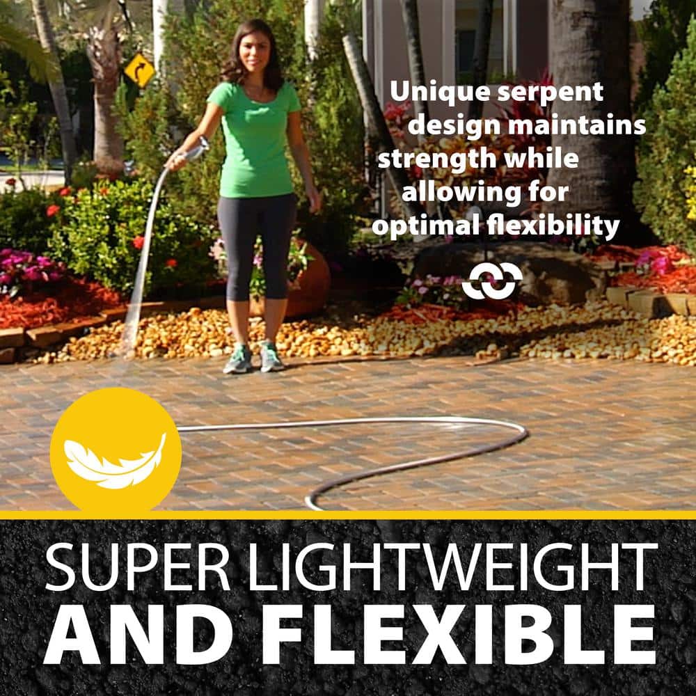 5/8 in. Dia. x 100 ft. Heavy-Duty Stainless Steel Garden Hose