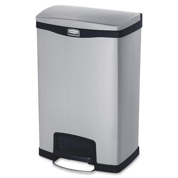 28.7 in. H x 13.7 in. W 13 Gal. Black Front Step Can