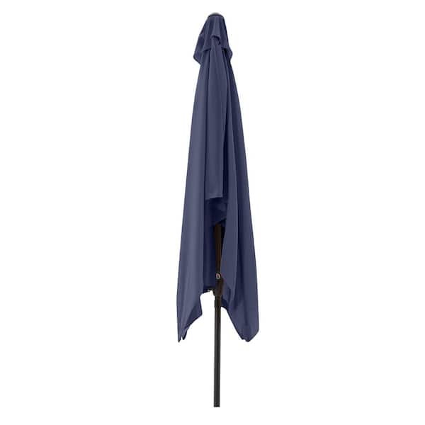 Pure Garden 10 ft. Rectangular Tilt Market Patio Umbrella