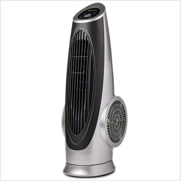 30.5 in. 90° Oscillation Cool Breeze Tower Fan with Remote Control and LCD Panel, 3-Speed Settings, Low Noise