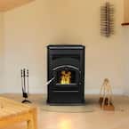 Pleasant Hearth 2,200 sq. ft. EPA Certified Pellet Stove with 120 lbs.  Hopper and Auto Ignition PH50CABPS-B - The Home Depot