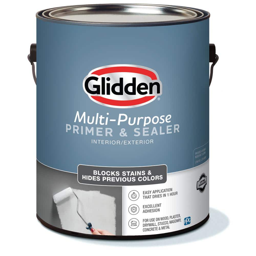 Glidden 1 gal. White Interior/Exterior Acrylic MultiPurpose Primer