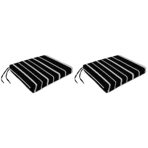 19 in. L x 17 in. W x 2 in. T Outdoor Rectangular Chair Pad Seat Cushion in Pursuit Shadow (2-Pack)