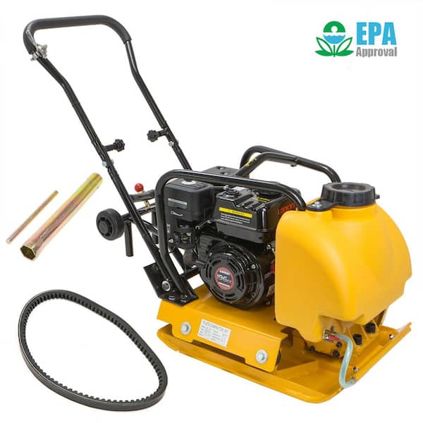 Stark 6.5 HP Gas Plate Compactor Vibratory Asphalt Soil with Water Tank 61006