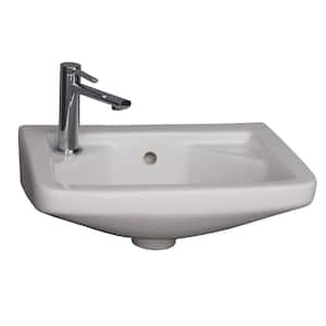 Mirna Wall-Hung Bathroom Sink in White