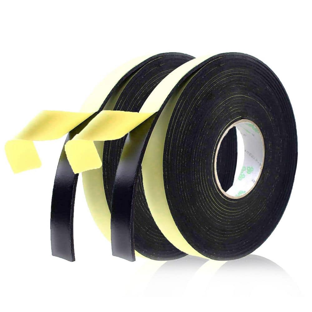 66 ft. x 1/8 in. x 2 in. Foam Insulation Tape Adhesive, Seal, Doors, Weatherstrip, Waterproof, Plumbing, HVAC, Windows price history on PriceWatchPro