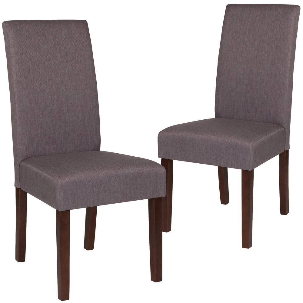 Carnegy Avenue Light Gray Fabric Dining Chairs (Set of 2) CGAQY232017