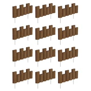 18 in. L x 1.5 in. W Half Log Edging (12-Pack)