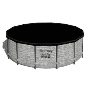 14 ft. x 14 ft. Round 48 in. Metal Frame Pool with Cover