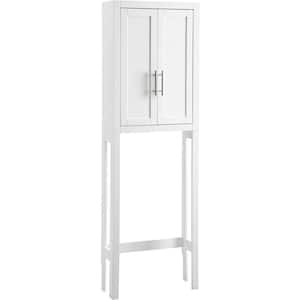 Space Saver 22 in. W x 8.63 in. D x 68 in. H Bathroom Storage Wall Cabinet in White