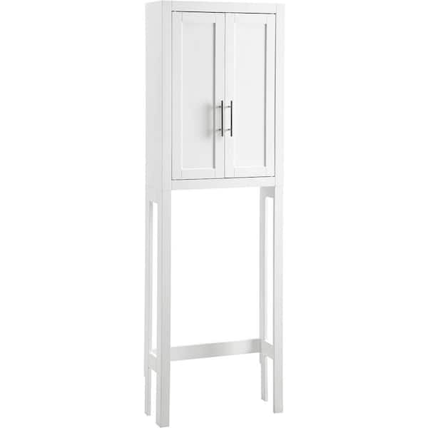 Adrinfly Space Saver 22 in. W x 8.63 in. D x 68 in. H Bathroom Storage Wall Cabinet in White