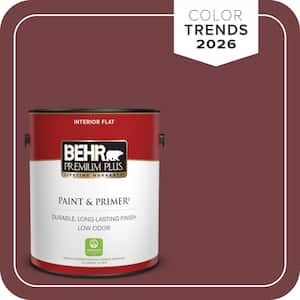 1 gal. #MQ1-15 Rumors Flat Low Odor Interior Paint & Primer