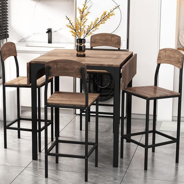 drop leaf counter height table set