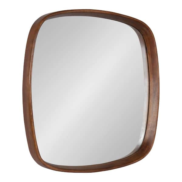 Kate and Laurel Prema 25.98 in. W x 25.98 in. H Walnut Brown