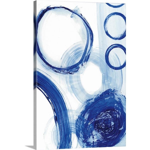 GreatBigCanvas "Blue Circle Study III" by Jodi Fuchs Canvas Wall Art