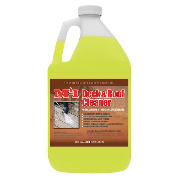 M-1 128 oz. 1 Gal. Deck and Roof Outdoor Cleaner Concentrate (4-Pack)