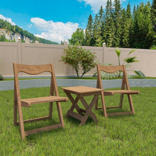 TSP FOLDING LOW CHAIR 2脚& LOW TABLE セット myhomore 3-Piece HDPE Foldable Small Table and Chair Set with 2