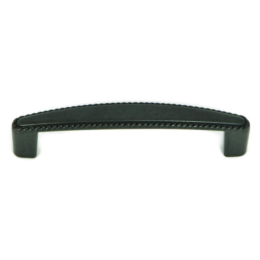 Austin Antique Black Die Cast Zinc Cabinet Bar Pull Set