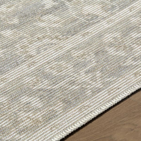 Nabela Noor Home Asha Sage/Off-White Traditional Area Rug, 6 ft. x 9 ft.