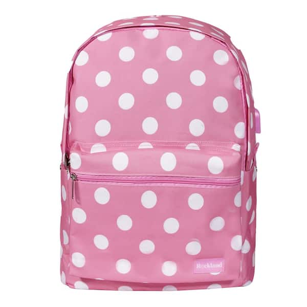 Rockland 17 in. Pinkdot Classic Laptop Backpack