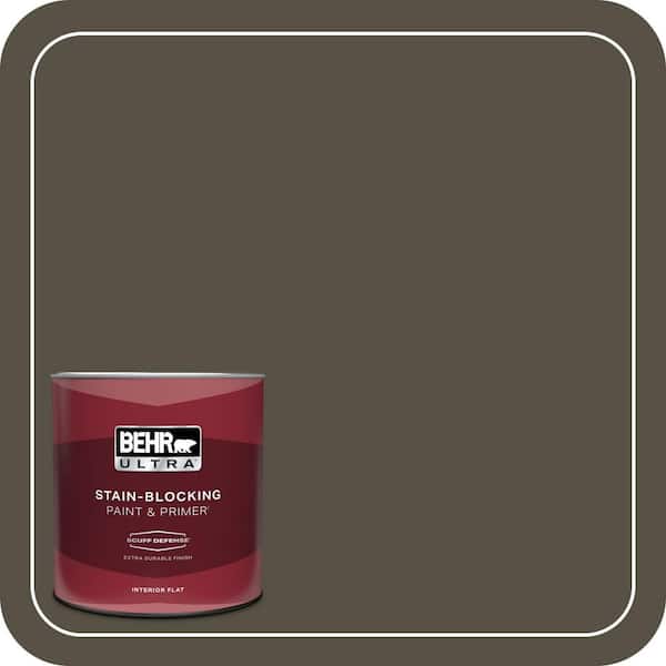 BEHR ULTRA 1 qt. #S-H-770 Bridgewood Extra Durable Flat Interior Paint & Primer