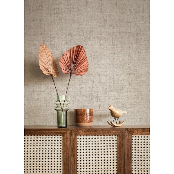 Yurimi Grey Distressed Non-Pasted Vinyl Wallpaper
