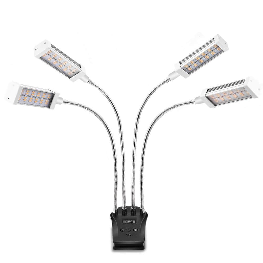 4-Light 96-Watt Full Spectrum LED Grow Light with Adjustable Gooseneck and Desk Clip price history on PriceWatchPro