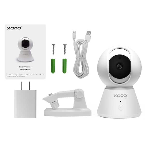 Xodo E6 Smart Wireless Security Camera White