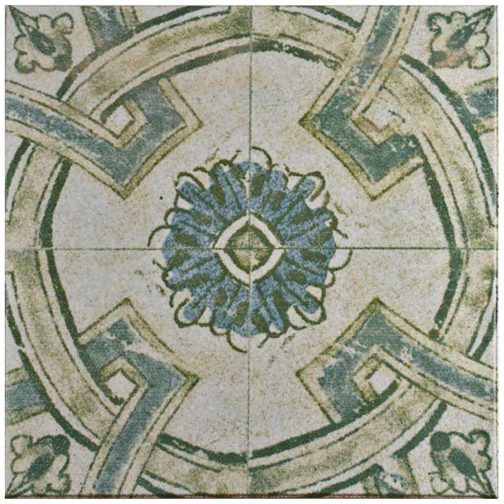 Klinker Retro Blanco Coreo 12-3/4 in. x 12-3/4 in. Ceramic Floor and Wall Take Home Tile Sample price history on PriceWatchPro