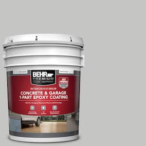 5 gal. #N520-2 Silver Bullet Self-Priming 1-Part Epoxy Satin Interior/Exterior Concrete and Garage Floor Paint