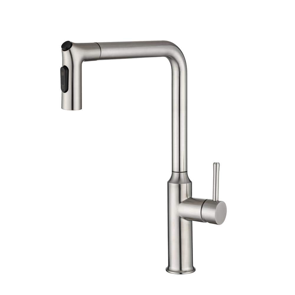 RX6013BN Single Handle Pull-Down Sprayer Kitchen Faucet in Brushed Nickel price history on PriceWatchPro