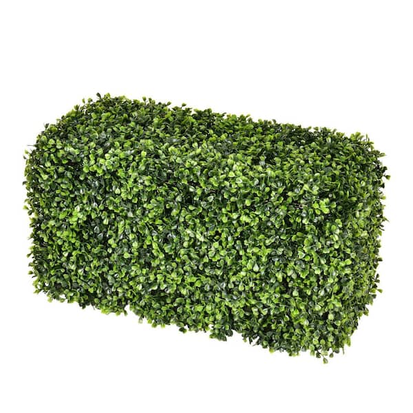 Vickerman 24 in. Green Artificial Boxwood Hedge