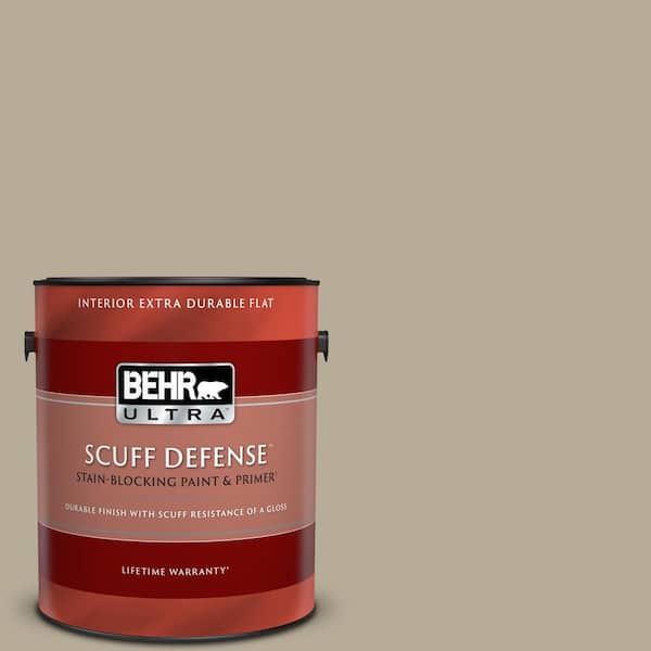 BEHR ULTRA 1 gal. N3104 Desert Khaki Extra Durable Flat Interior