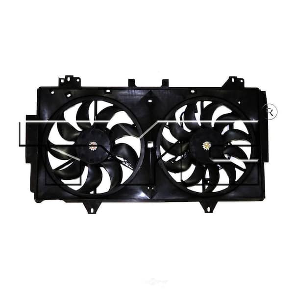 TYC Dual Radiator and Condenser Fan Assembly 2011-2013 Mazda 6 2.5L