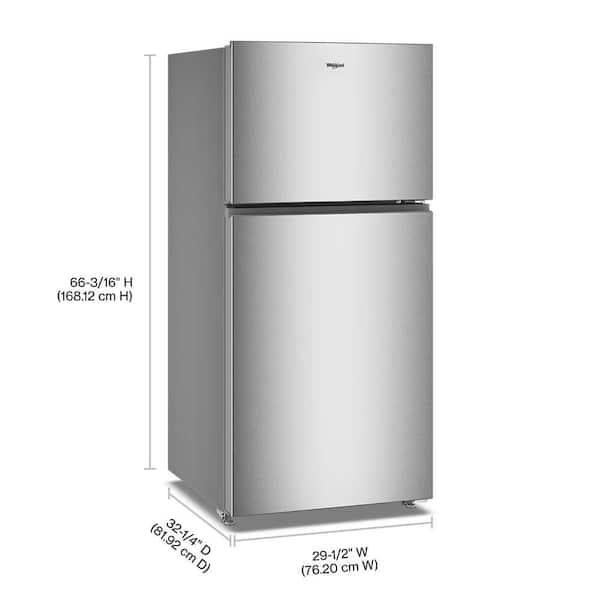 Whirlpool 29 in. 19 cu. ft. Freestanding Top Freezer Refrigerator