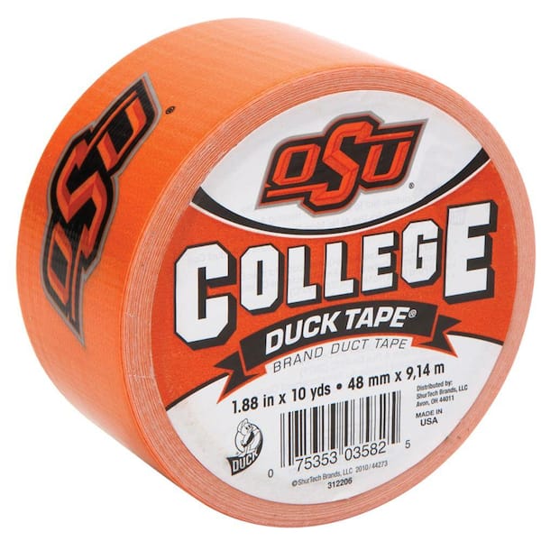 Duck College 1-7/8 in. x 30 ft. Oklahoma State Duct Tape (6-Pack)