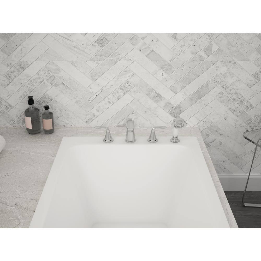 Majestic Polished Chrome 2-Handle Deck-Mount Roman Tub Faucet