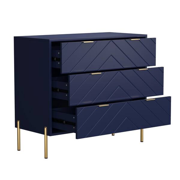 Clihome 2-Door Cabinets 31.5-in W x 32-in H Wood Composite Blue Freestanding Utility Storage Cabinet