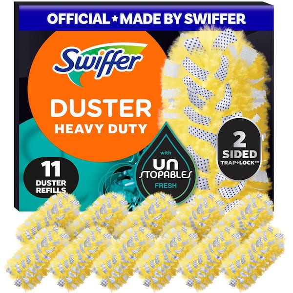 360 Unstopables Multi-Surface Heavy-Duty Fresh Scent Microfiber Duster (11 Refills)