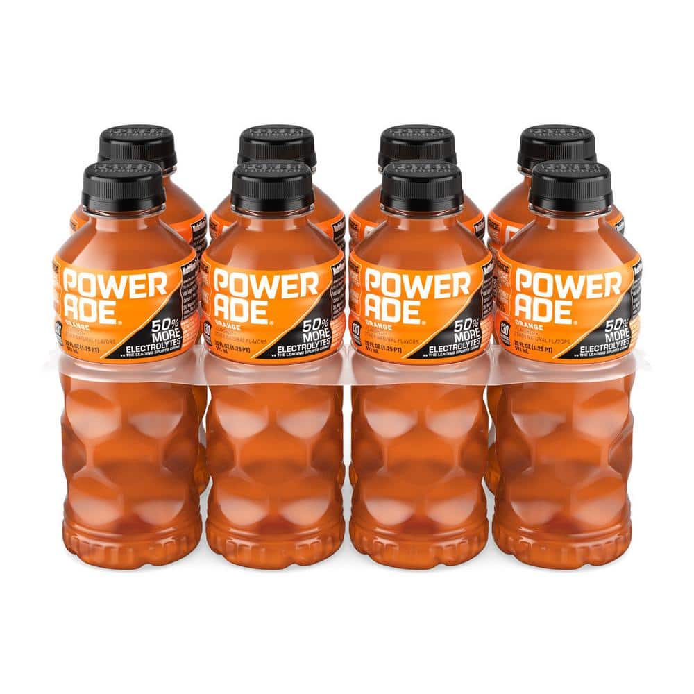 Powerade POWERADE Orange Bottles, 20 fl. oz., 8 Pack 957110 - The