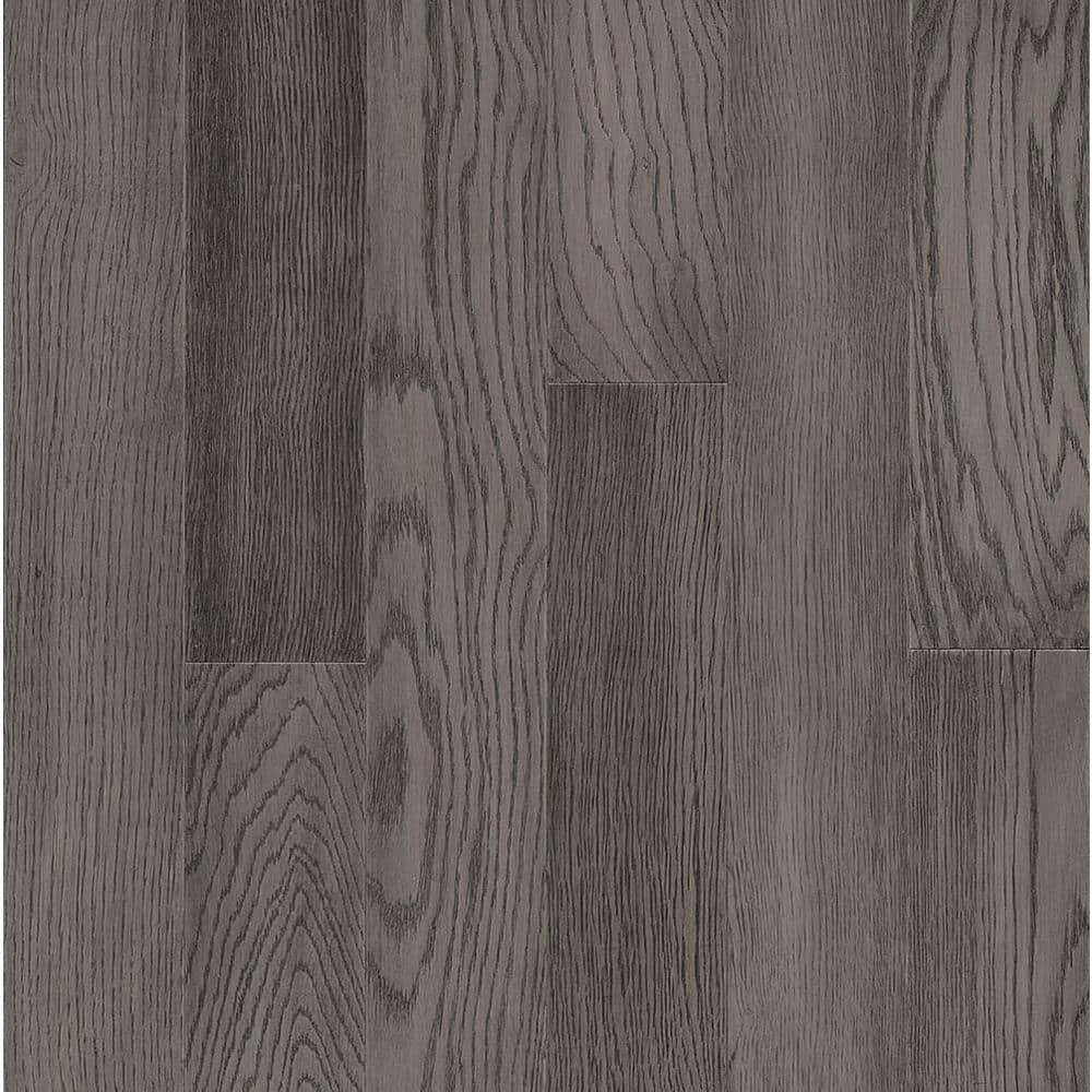 Hydropel Medium Gray Oak 7/16 in. T x 5 in. W Waterproof Click Lock Engineered Hardwood Flooring (22.6 sq.ft./ctn) -  Bruce